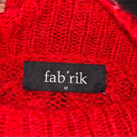 Fab’rik Colorful Striped Long Sleeve Knit Sweater M - Picture 7 of 7